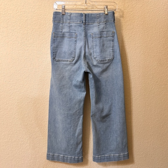 The Colette Cropped, High-Rise, Wide-Leg Jean by Maeve, Size 28 - Picture 5 of 7